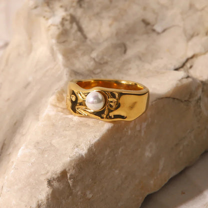 [Raffine]Cerulia Freshwater Pearl Ring