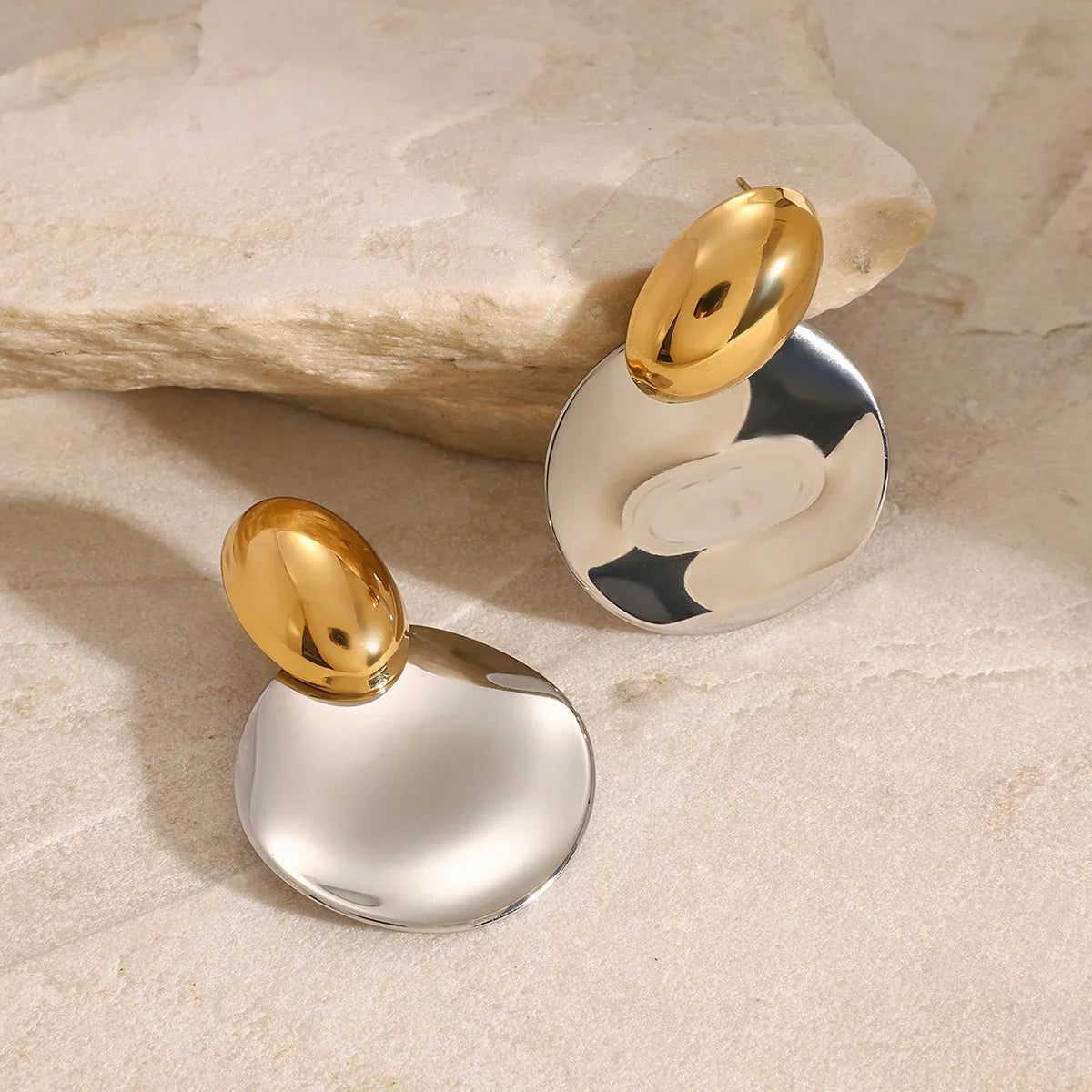 [Raffine]Destiny Chunky Gold Drop Earrings