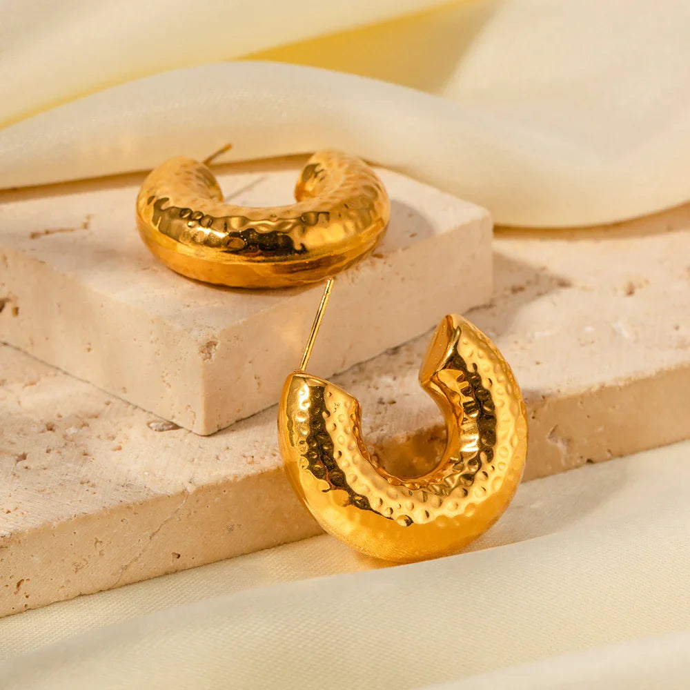 [Raffine]Bethany Gold Earrings