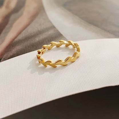 [Raffine]Rhea Golden Vine Ring