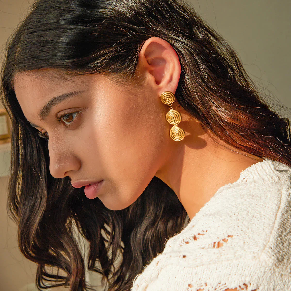 [Raffine]Marielle Gold Earrings