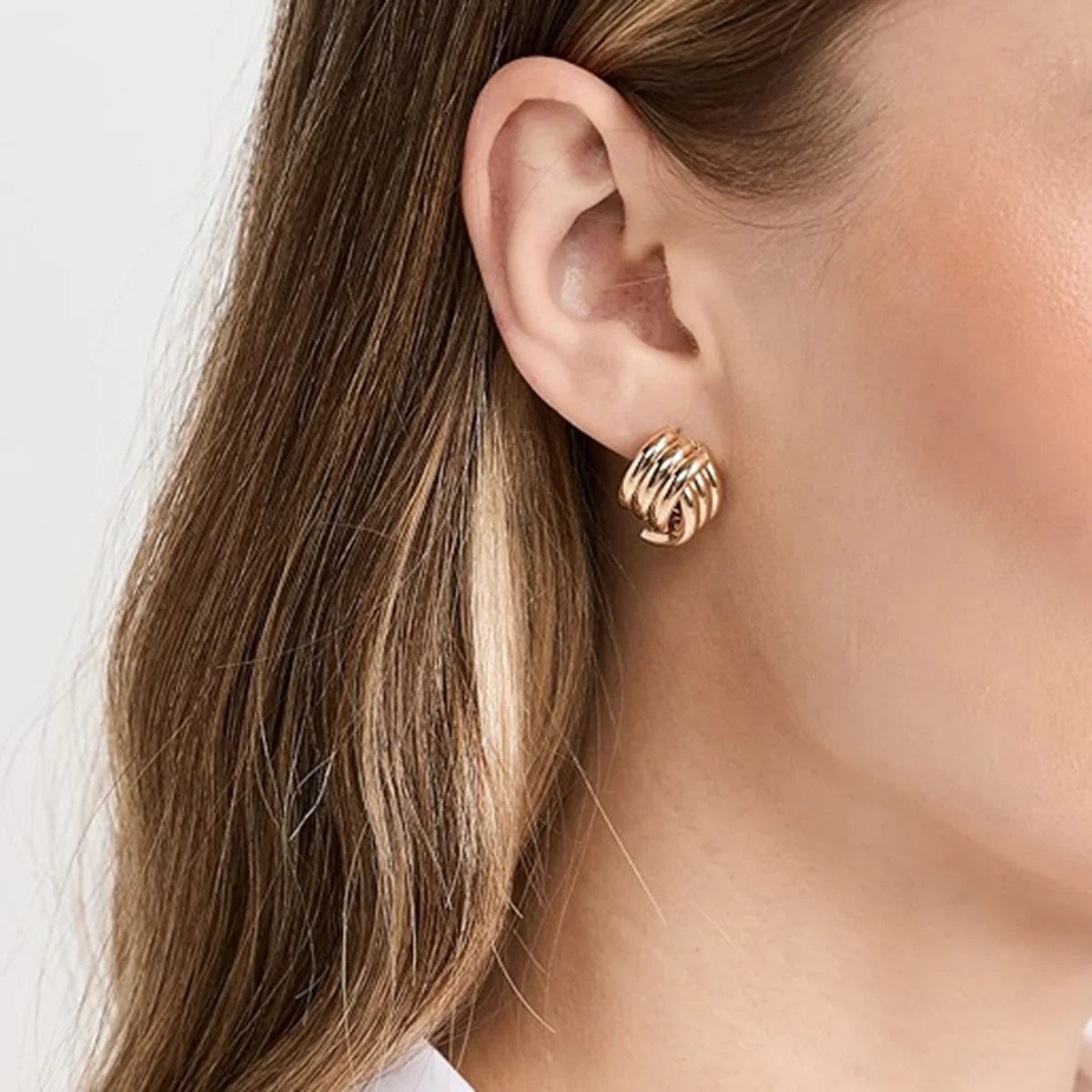 [Raffine]Avalon Gold Earrings