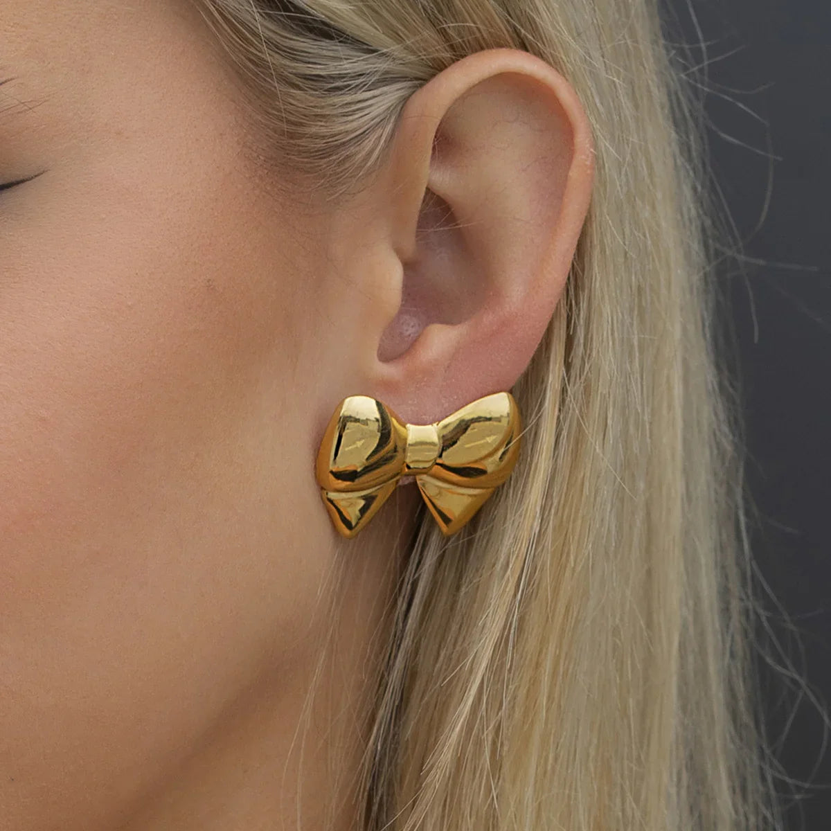 [Raffine]Regina Bow Earrings