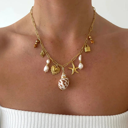 [Raffine]Pacific Freshwater Pearl Necklace