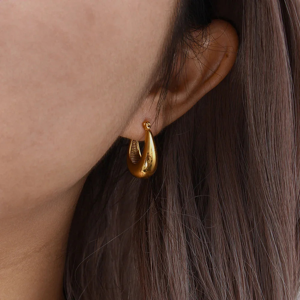 [Raffine]Evie Hoop Earrings