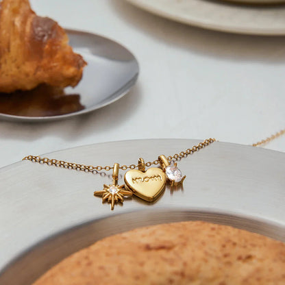 [Raffine]A Mother's Appreciation Gold Locket