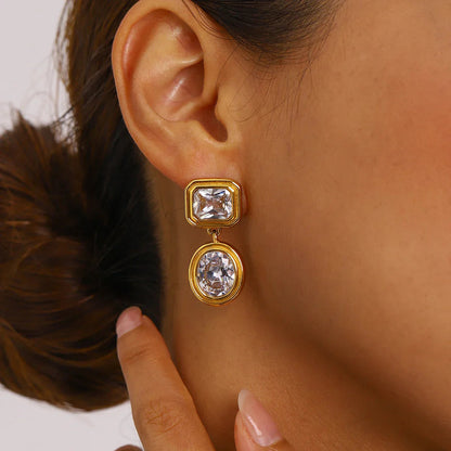 [Raffine]Amanda Diamond Earrings