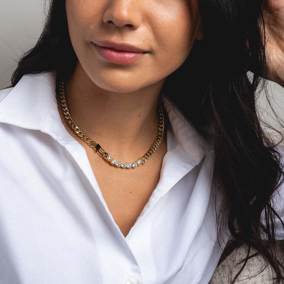 [Raffine]Maelle Diamond Necklace