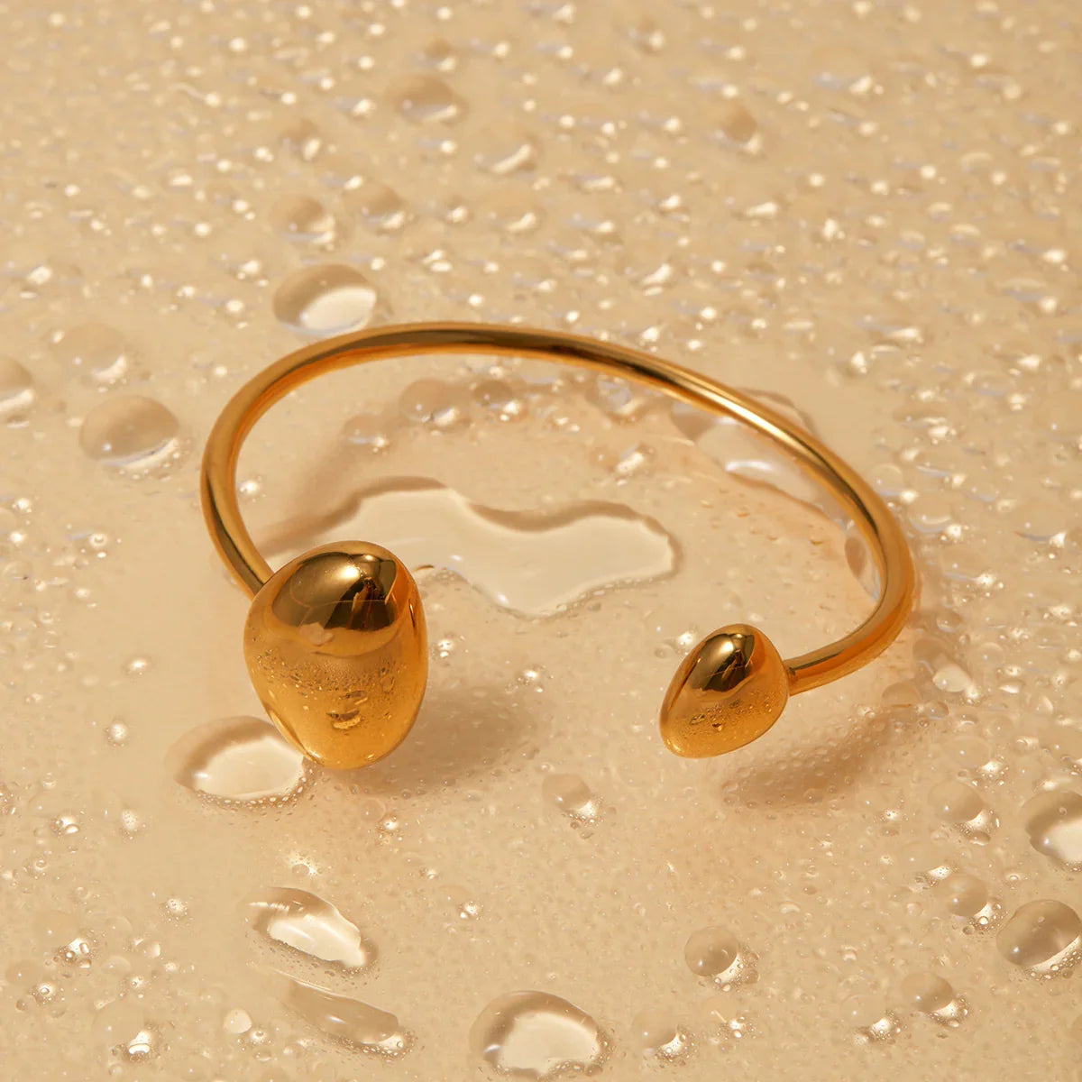 [Raffine]Mallory Minimalist Gold Cuff
