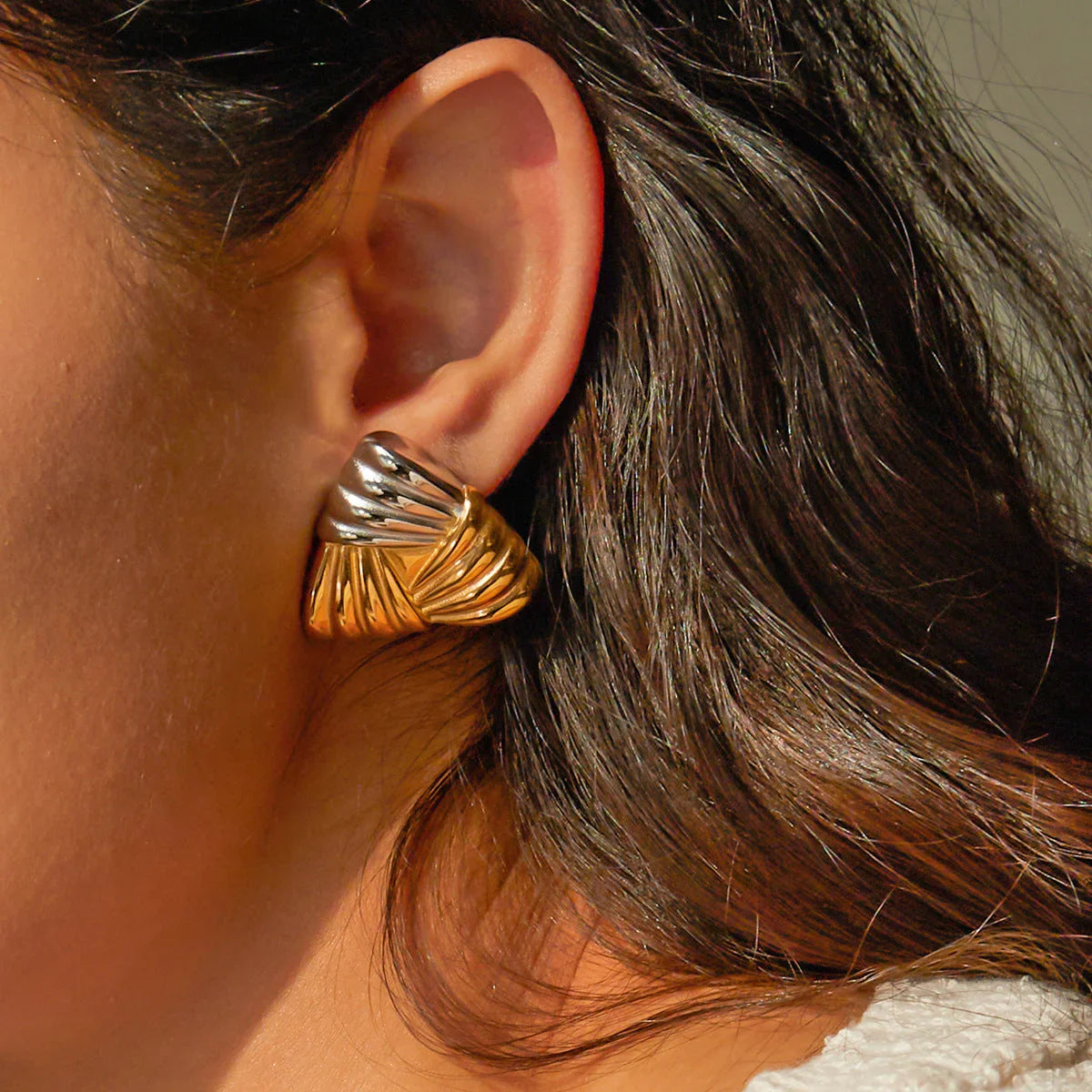 [Raffine]Brigitte Gold Earrings