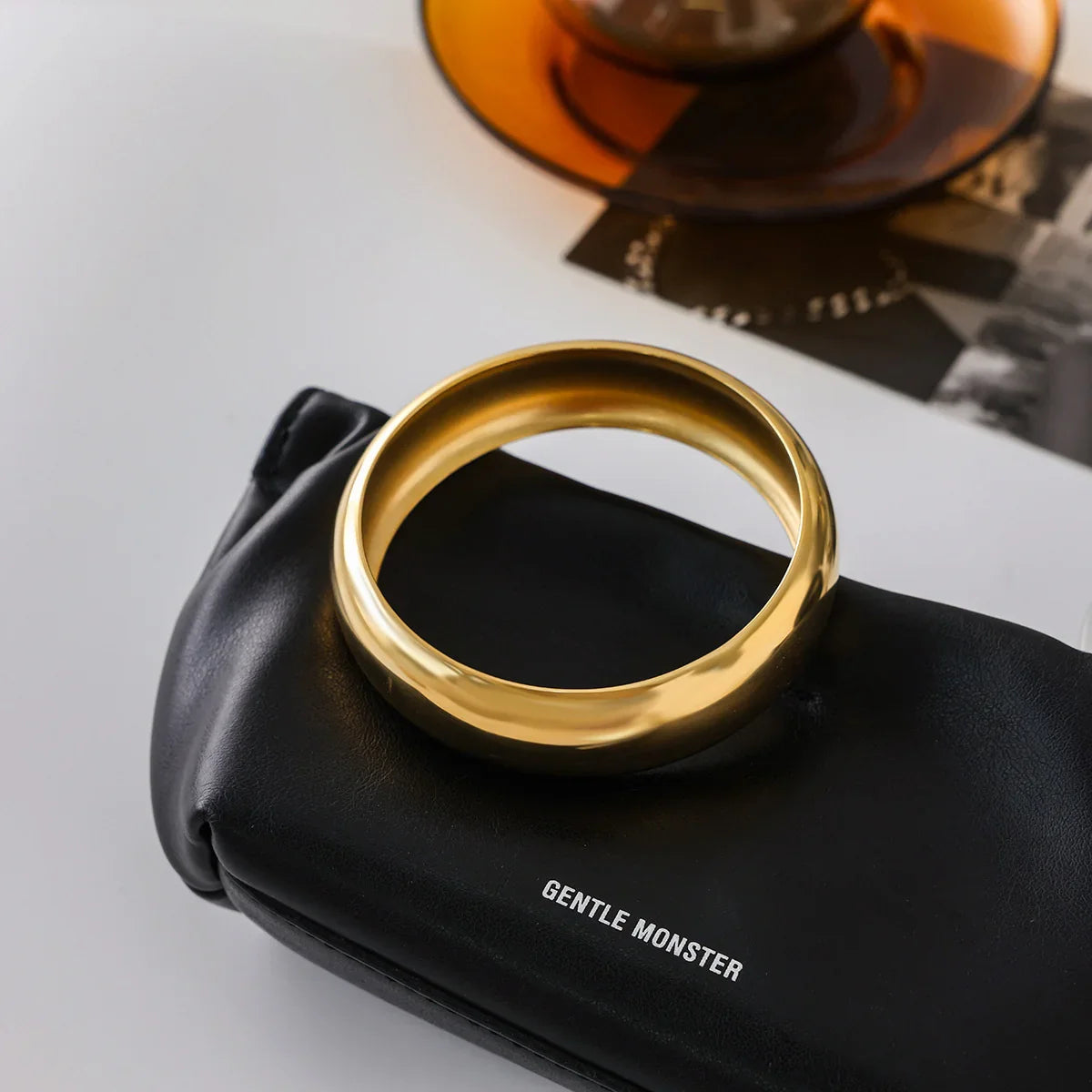 [Raffine]Maelis Smooth Gold Bangle