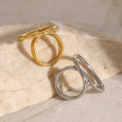 [Raffine]Meri Contemporary Gold Ring