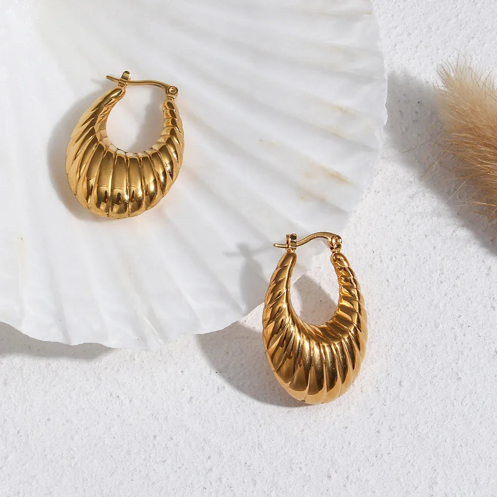 [Raffine]Camila Croissant Earrings