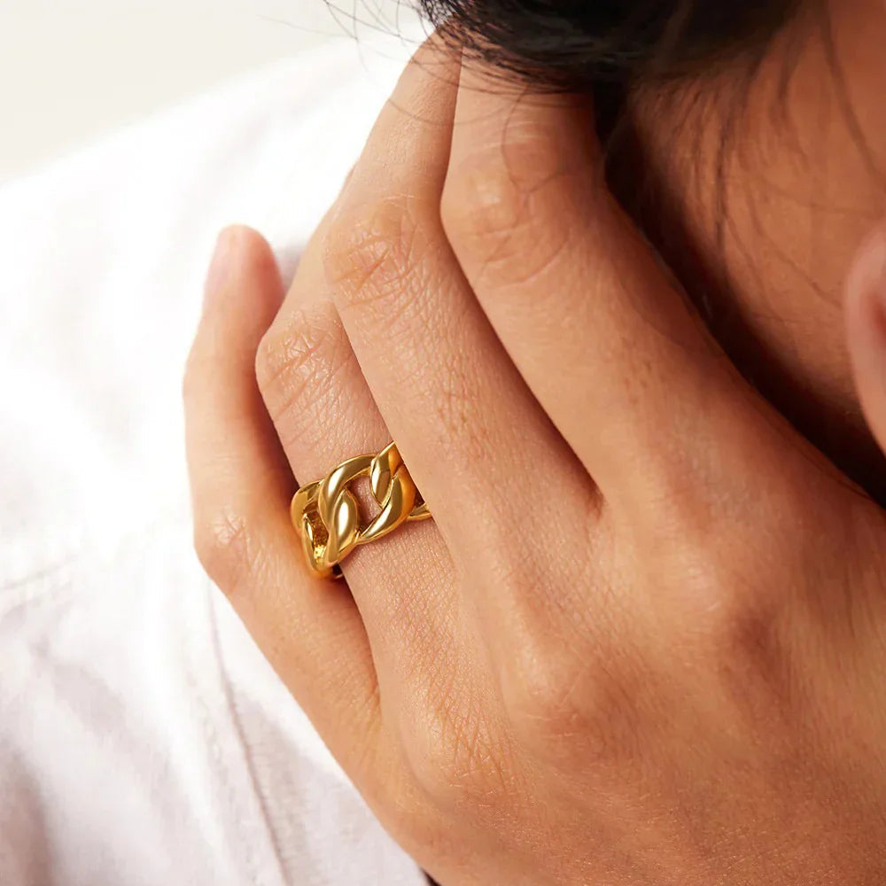 [Raffine]Splendor Gold Ring
