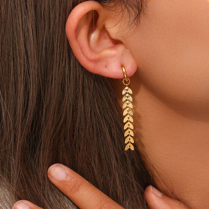 [Raffine]Faith Fishtail Earrings