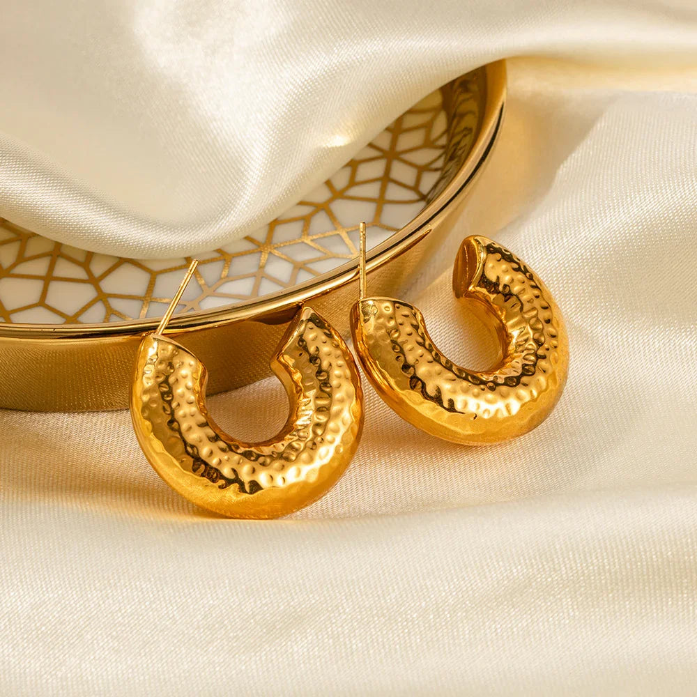 [Raffine]Bethany Gold Earrings