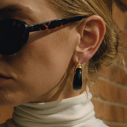 [Raffine]Leighton Chunky Enamel Hoops