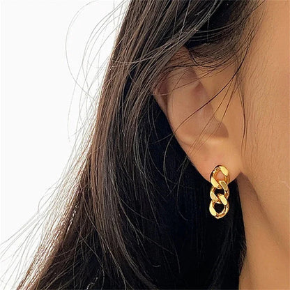 [Raffine]Giselle Gold Chain Earring