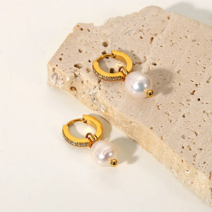 [Raffine]Sara Pearl Earrings