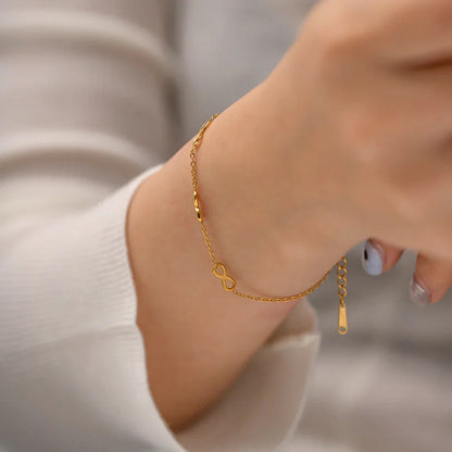 [Raffine]Everlasting Gold Bracelet