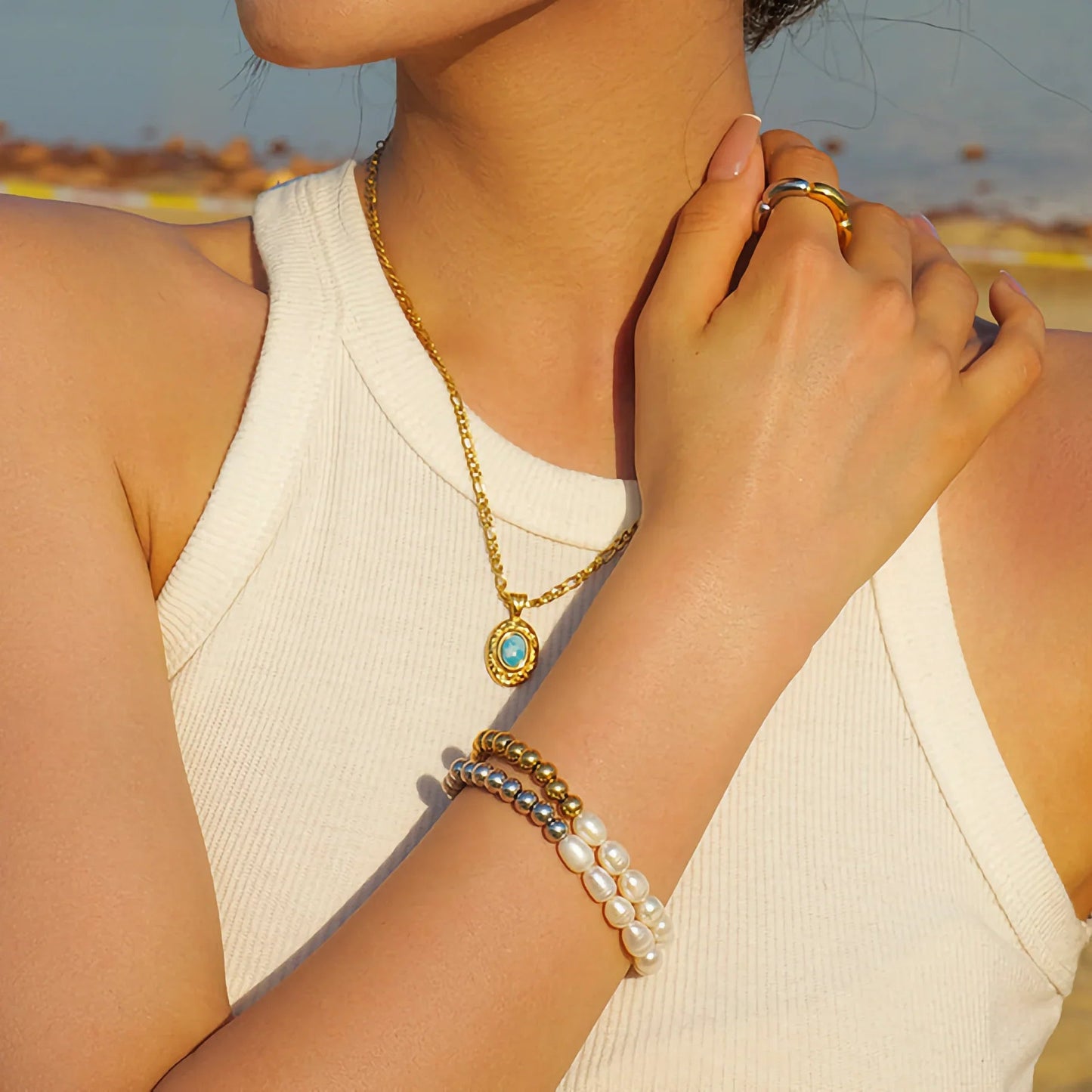 [Raffine]Margaux Freshwater Pearl Bracelet