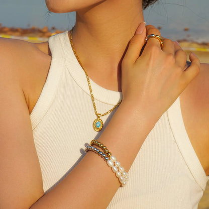 [Raffine]Margaux Freshwater Pearl Bracelet
