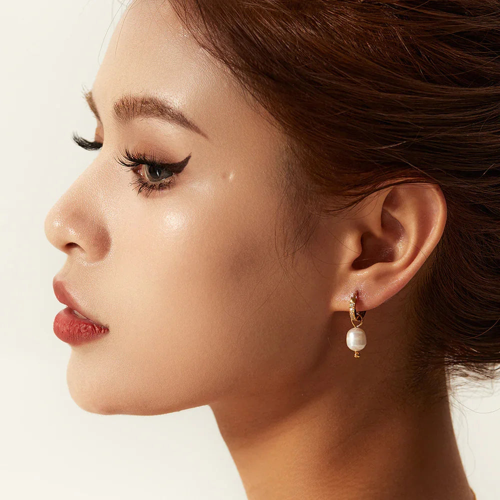 [Raffine]Sara Pearl Earrings