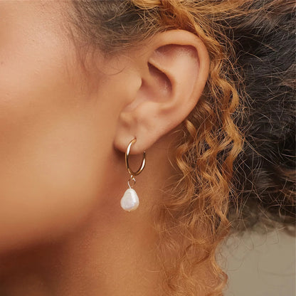 [Raffine]Asa Freshwater Pearl Earrings