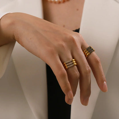 [Raffine]Serenity Diamond Gold Ring