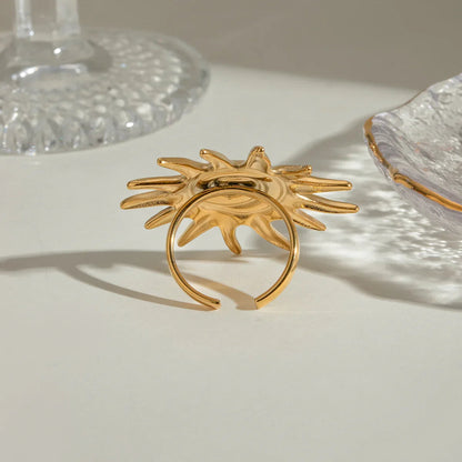 [Raffine]Solstice Golden Sun Ring