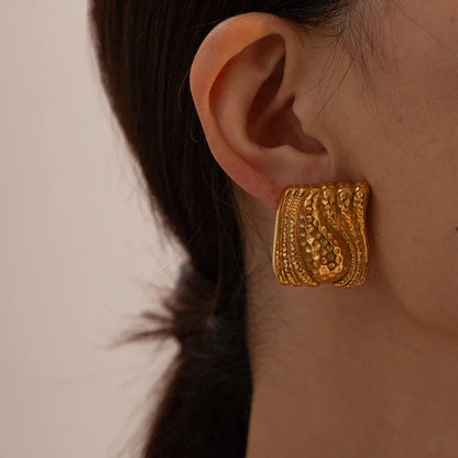 [Raffine]Marigold Gold Earrings