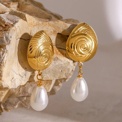 [Raffine]Eleonora Freshwater Pearl Earrings