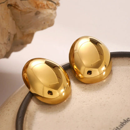[Raffine]Callista Gold Bean Earrings