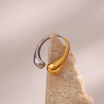 [Raffine]Seren Two Tone Gold Ring