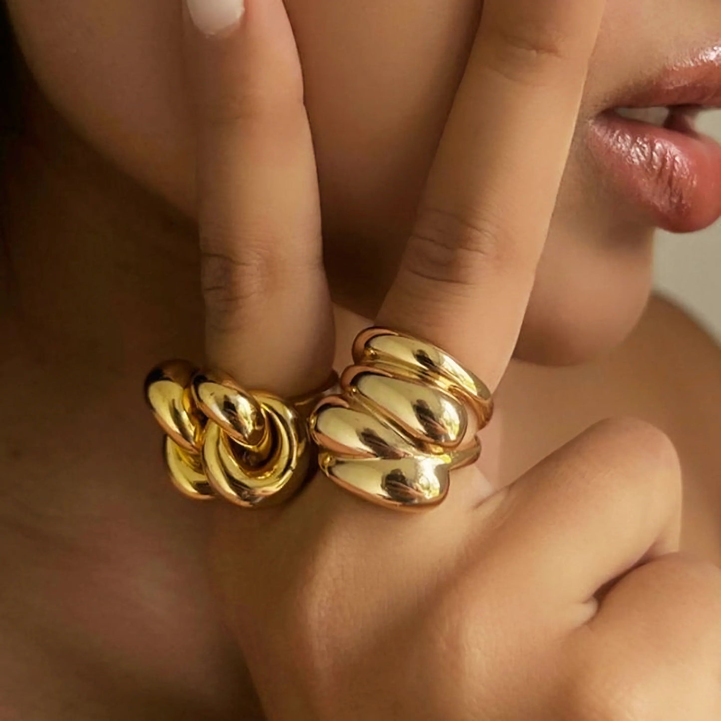 [Raffine]Sona Gold Ring