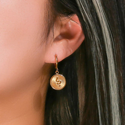 [Raffine]Eliana Serpent Coin Earrings