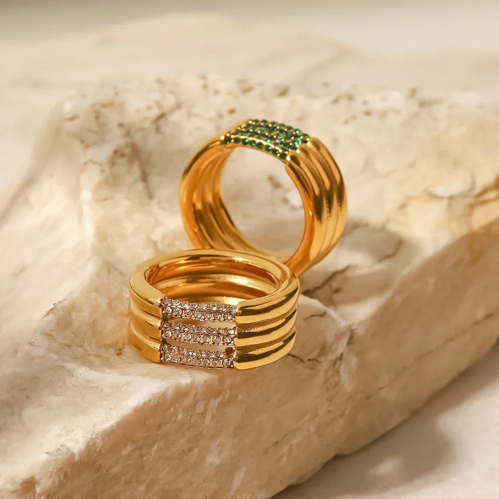 [Raffine]Serenity Diamond Gold Ring
