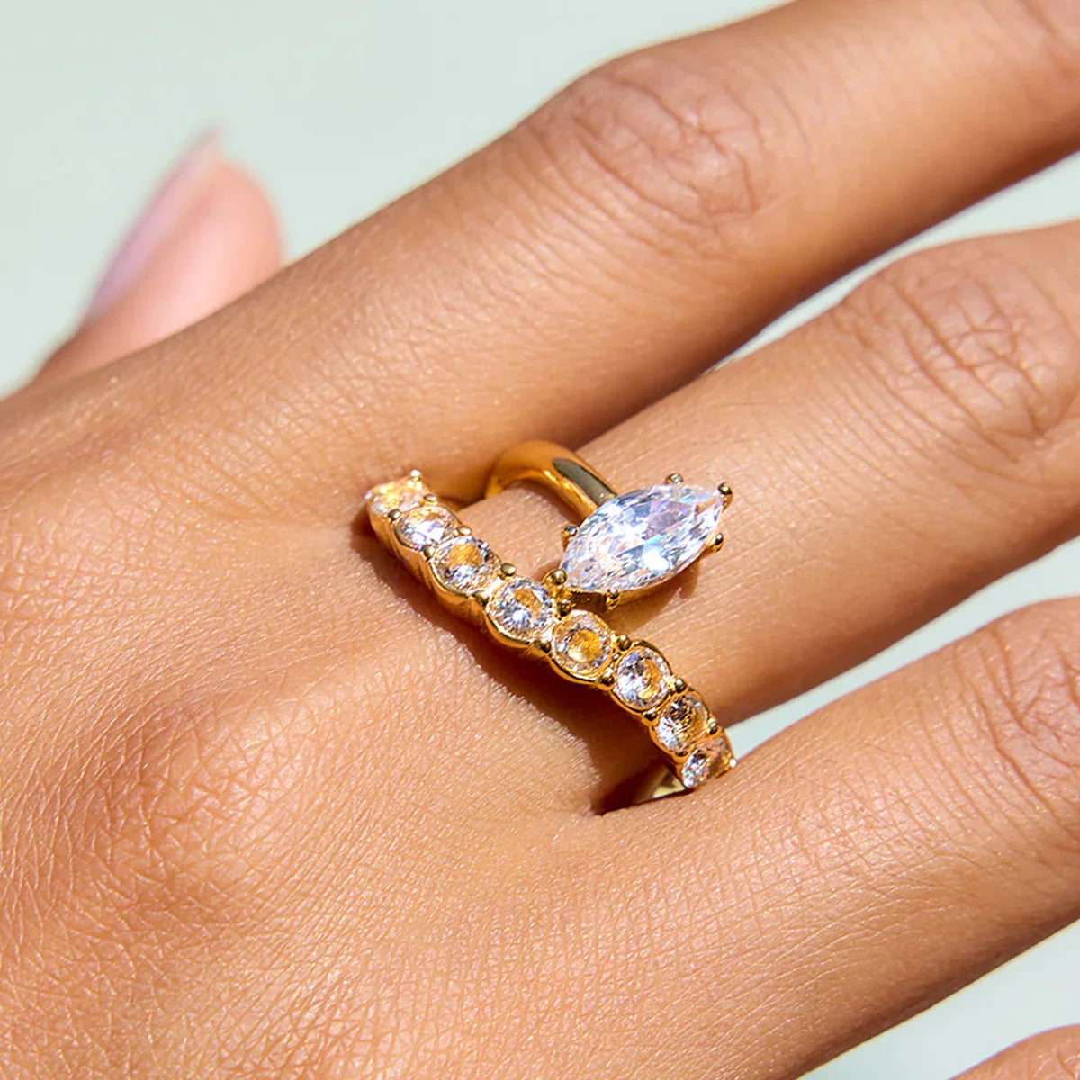 [Raffine]Calina Marquise Diamond Ring