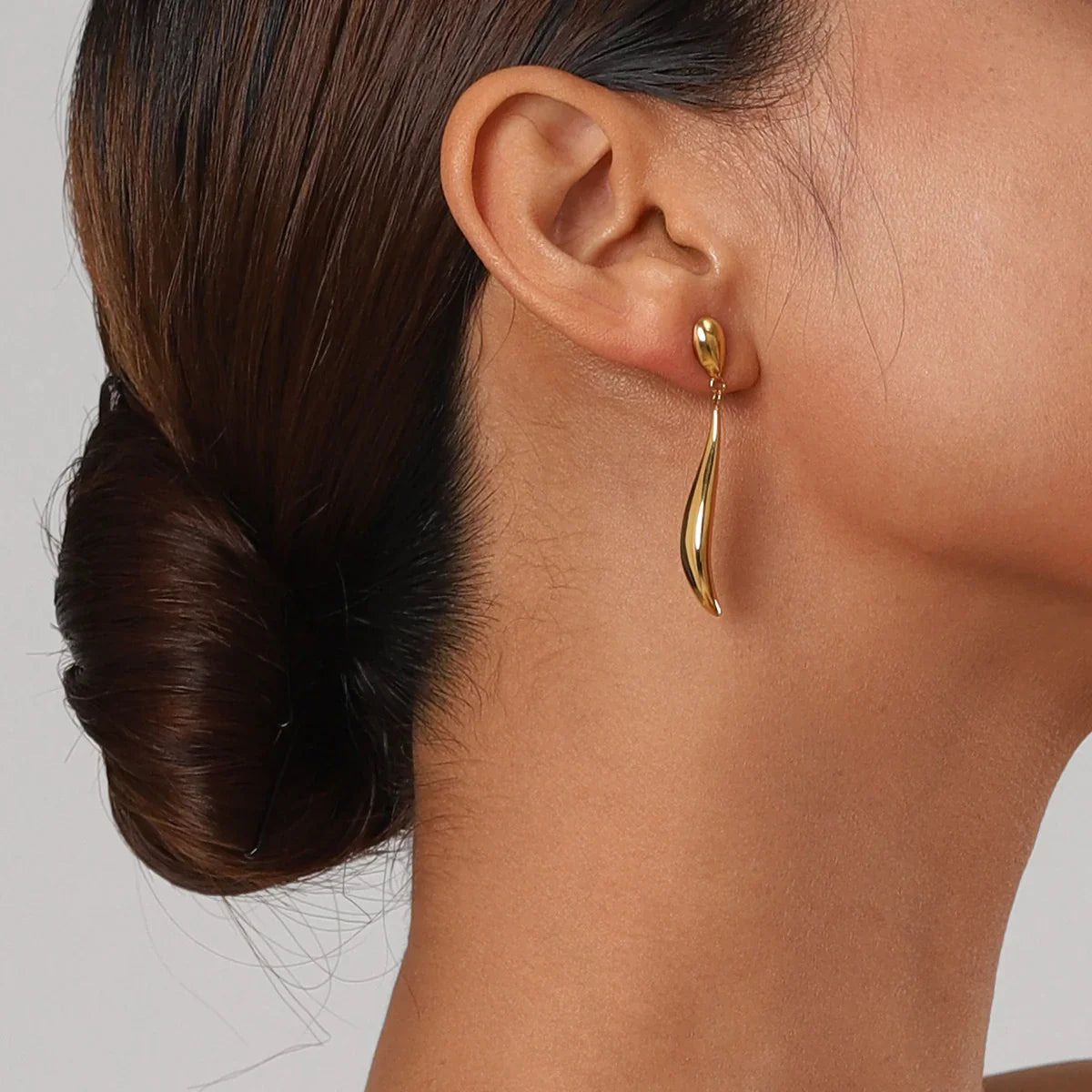 [Raffine]Aspen Gold Earrings