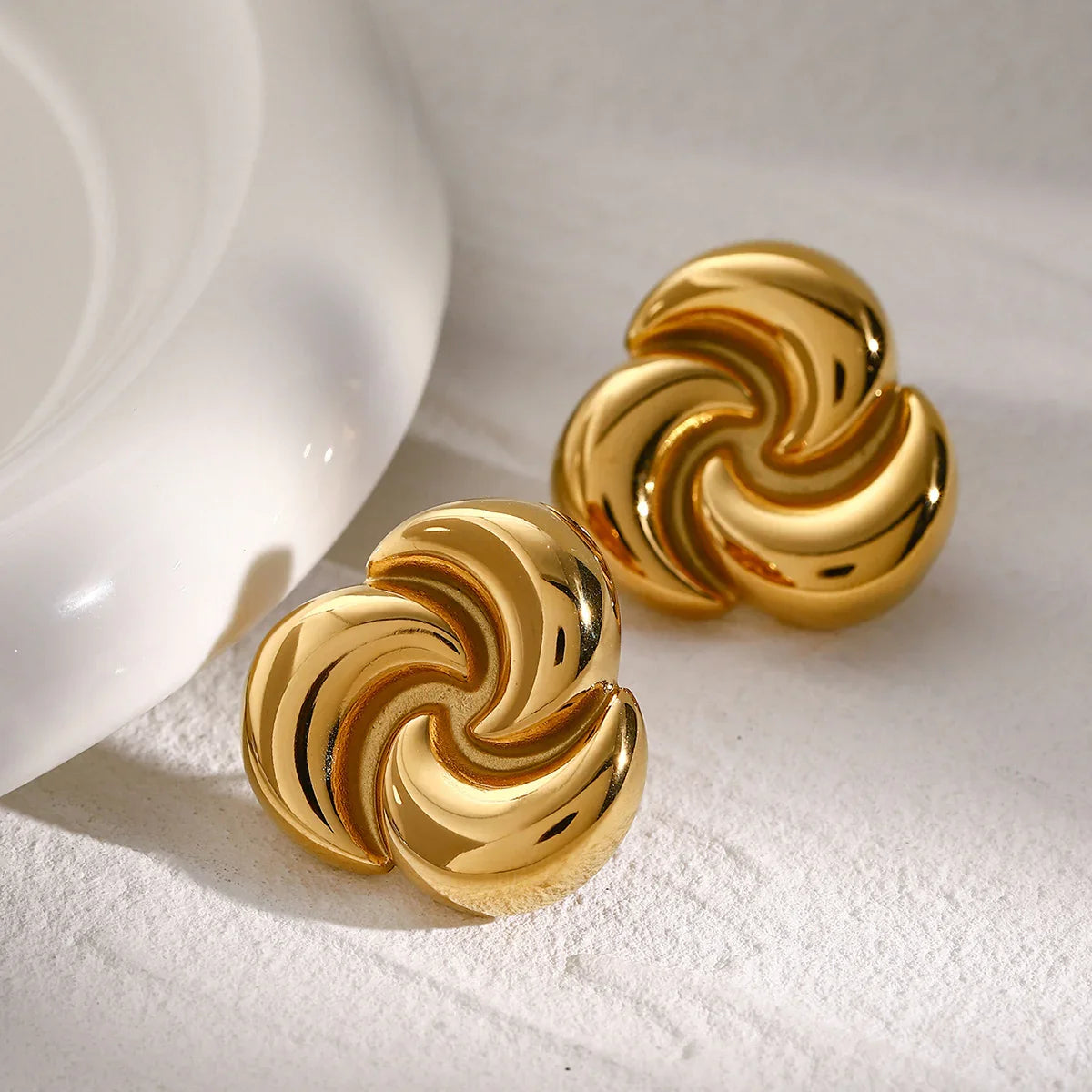 [Raffine]Celestia Gold Earrings