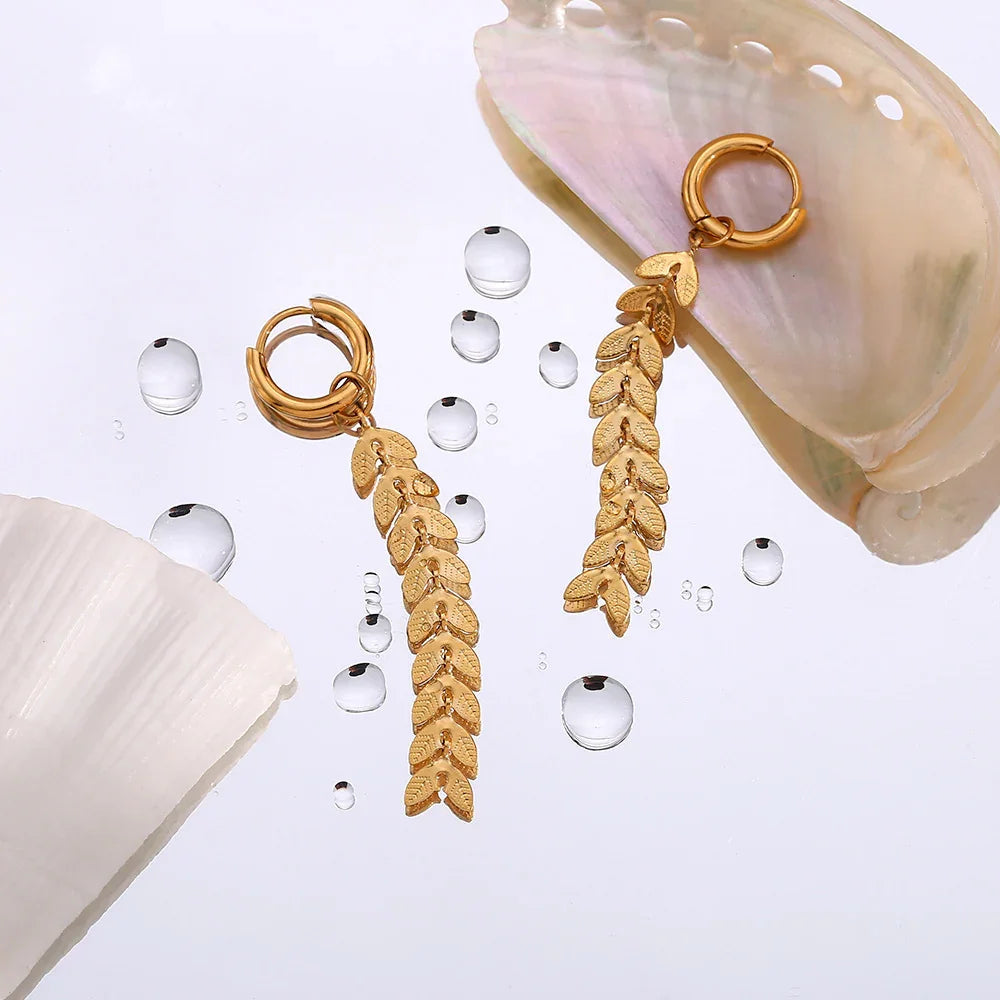 [Raffine]Faith Fishtail Earrings