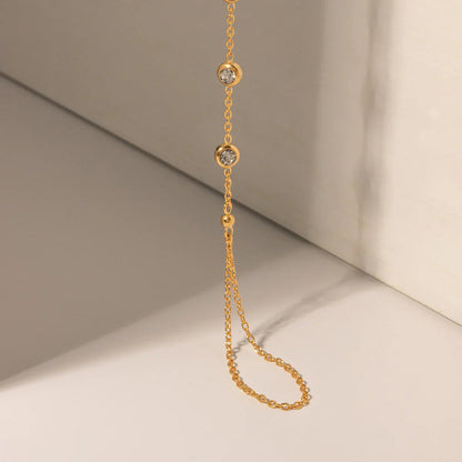 [Raffine]Leona Diamond Hand Chain
