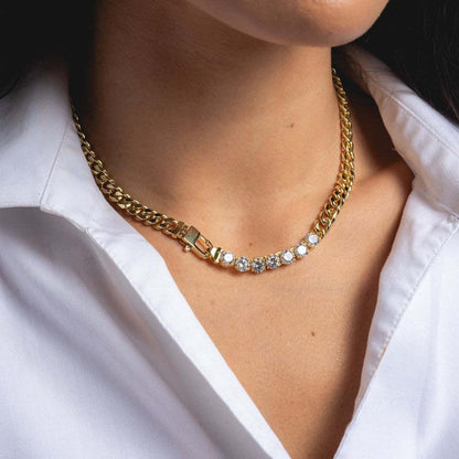 [Raffine]Maelle Diamond Necklace