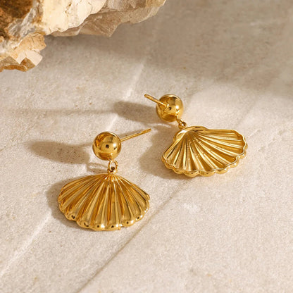 [Raffine]Delianna Shell Earrings