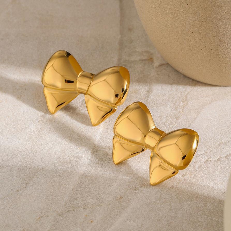 [Raffine]Regina Bow Earrings