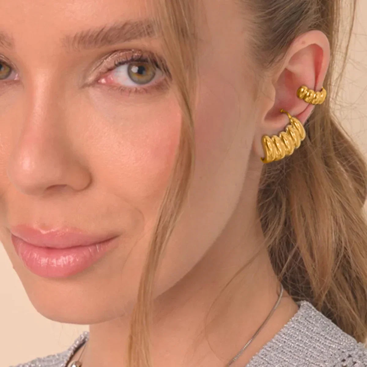 [Raffine]Beatrix Gold Earrings