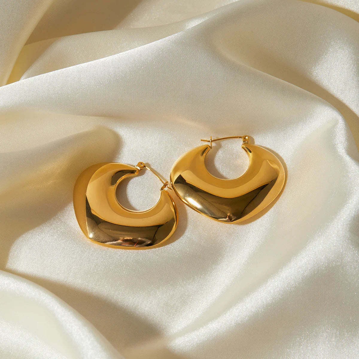 [Raffine]Fawn Gold Hoops