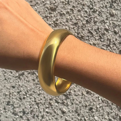 [Raffine]Maelis Smooth Gold Bangle