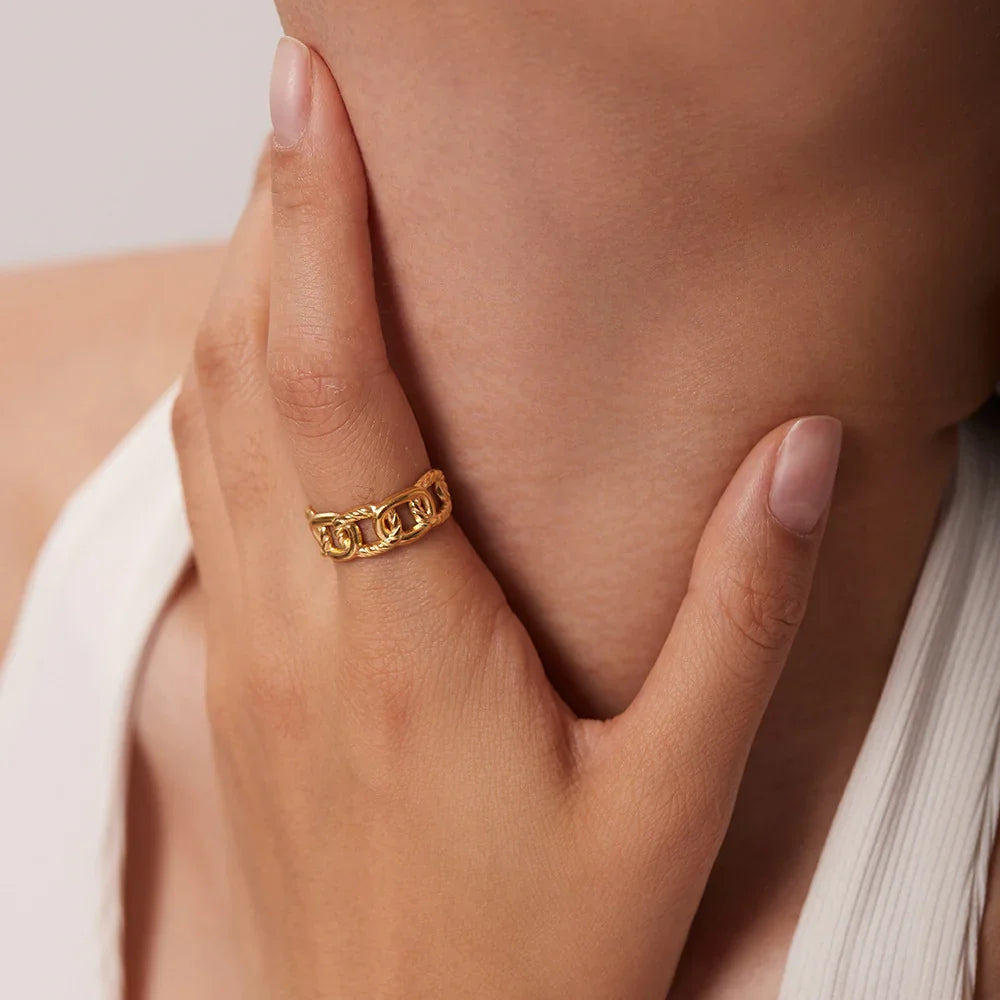 [Raffine]Harmony Gold Ring
