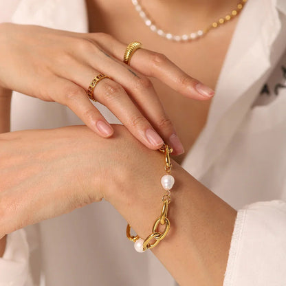 [Raffine]Serafina Freshwater Pearl Bracelet
